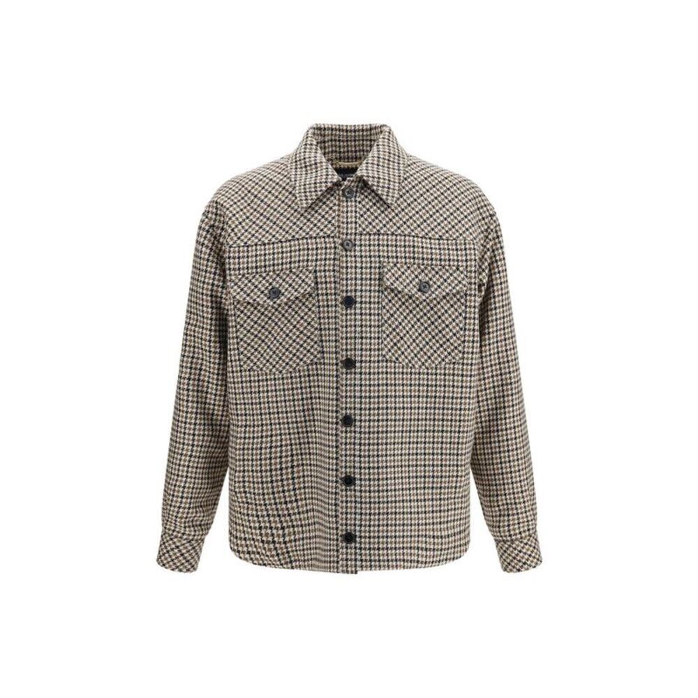 Dolce & Gabbana Brown Wool Oves Aries Full-Length Men's Jacket